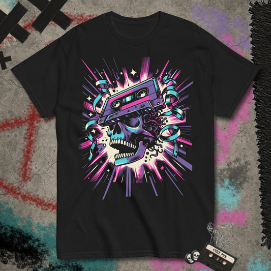Retro Punk Skull with Cassette Standard Tee